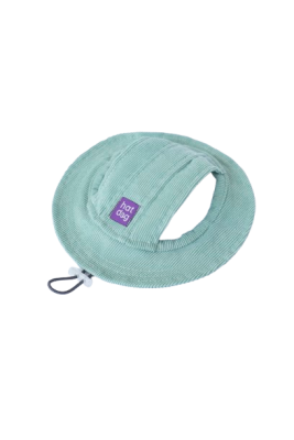 Прогулянки - Hat-Dog Панама з вельвету для собак, оливкова