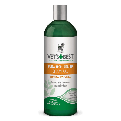 Шампуні та засоби для догляду - Vet's Best Flea Itch Relief Shampoo Заспокійливий шампунь після укусів бліх для собак