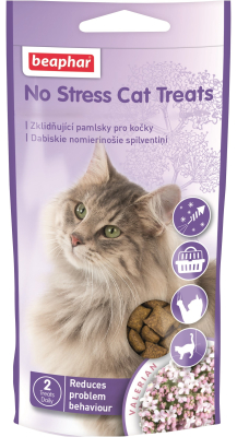 Вітаміни - Beaphar No Stress Cat Treats Подушечки для зняття стресу у котів