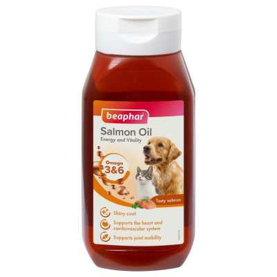 Вітаміни - Beaphar Salmon Oil Лососева олія для котів і собак