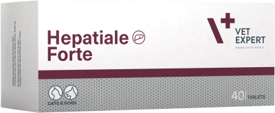 Вітаміни - VetExpert Hepatiale Forte Нутрицевтична добавка для підтримання та захисту функцій печінки у котів і собак
