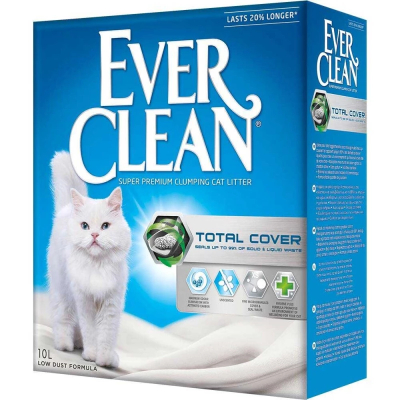 Наповнювач для туалету - Ever Clean Total Cover Комкуючий наповнювач, з мікрогранулами