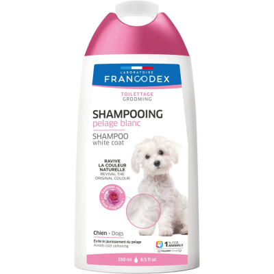 Шампуні та засоби для догляду - Francodex Laboratoire White Coat Shampoo Шампунь для собак з білою шерстю