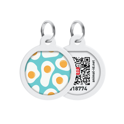 Купити Collar WAUDOG Smart ID Адресник з QR-паспортом "Яєшня"