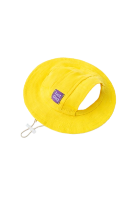 Прогулянки - Hat-Dog Панама з льону для собак, жовта