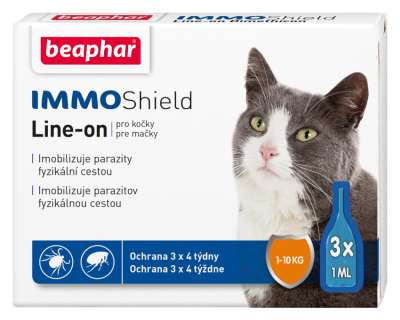 Засоби від паразитів - Beaphar IMMO Shield Краплі від бліх і кліщів для котів