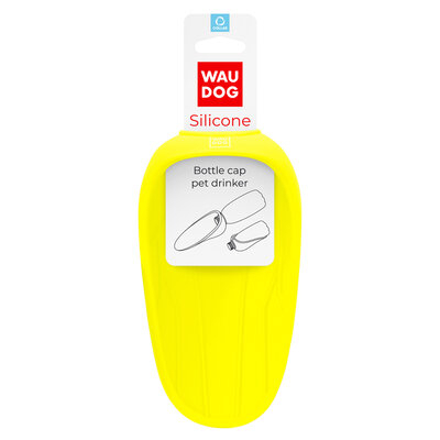 Миски - Collar WAUDOG Silicone Поїлка-насадка на пляшку, жовтий