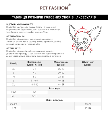 Купити Pet Fashion Print Панама для собак