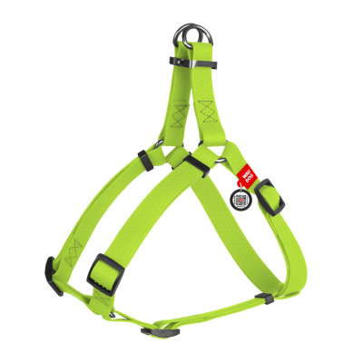 Амуніція - Collar WAUDOG Waterproof Шлея для собак водостійка c QR паспортом, металічна пряжка-фастекс, салатова