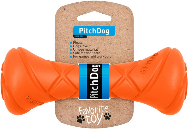 Іграшки - Collar PitchDog Ігрова гантель для апортування, помаранчевий