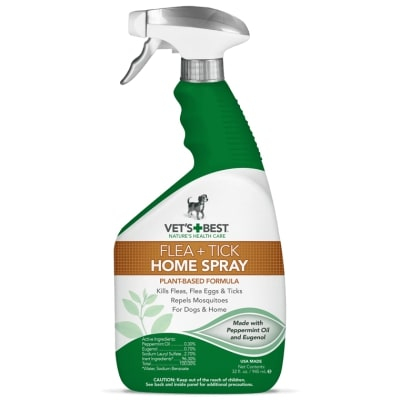 Шампуні та засоби для догляду - Vet's Best Flea & Tick Home Spray Спрей від бліх, кліщів і москітів для собак і дому