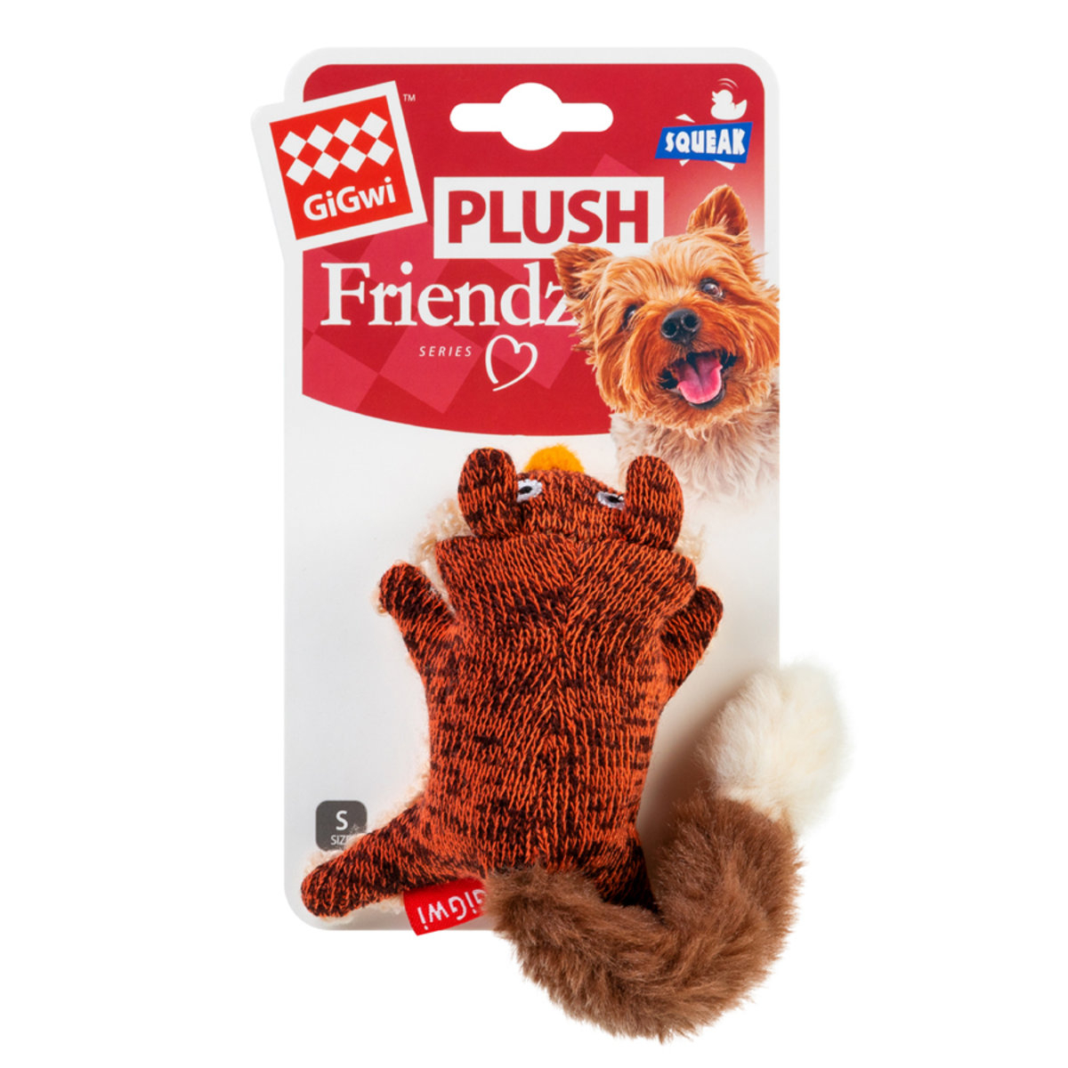 Іграшки - Collar GiGwi Plush Іграшка для собак, Лисиця з пищалкою