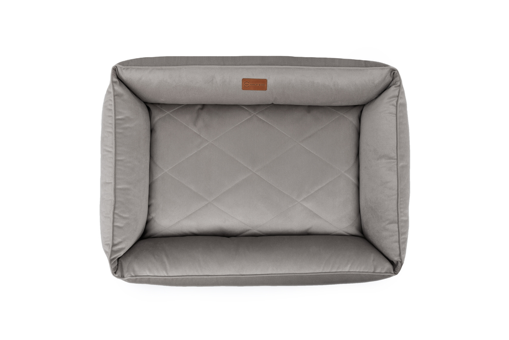 Лежанки - Harley and Cho Sofa Velur Gray Лежак для собак