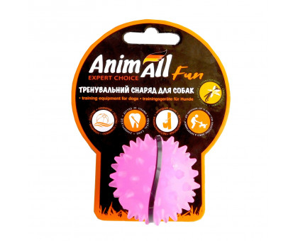 Іграшки - AnimAll Fun Іграшка м'яч каштан, фіолетовий