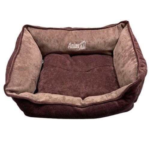 Лежанки - AnimAll Nena VELOURS Berry Лежанка для собак і котів