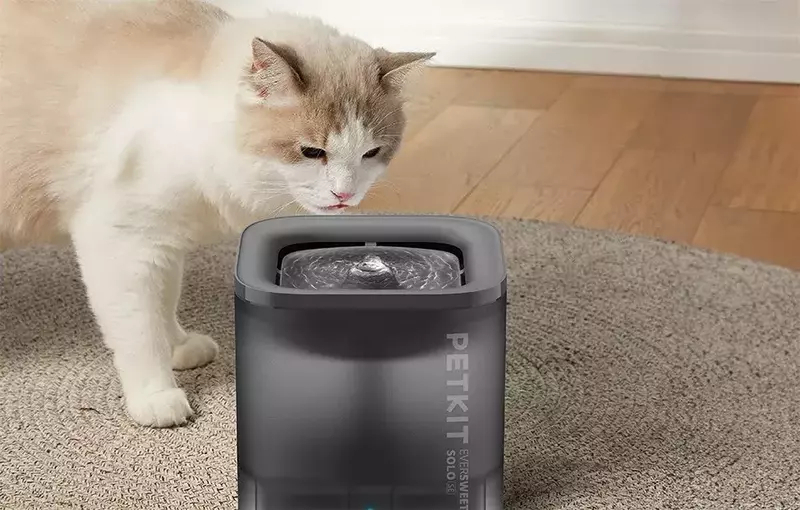 Миски - PETKIT Eversweet Solo SE Smart Pet Drinking Fountain Grey Фонтан-поїлка