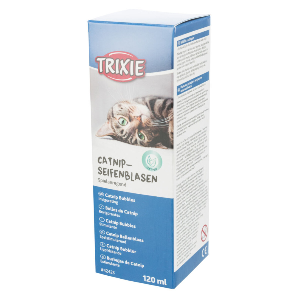 Іграшки - Trixie Мильні бульбашки для котів, з котячою м'ятою