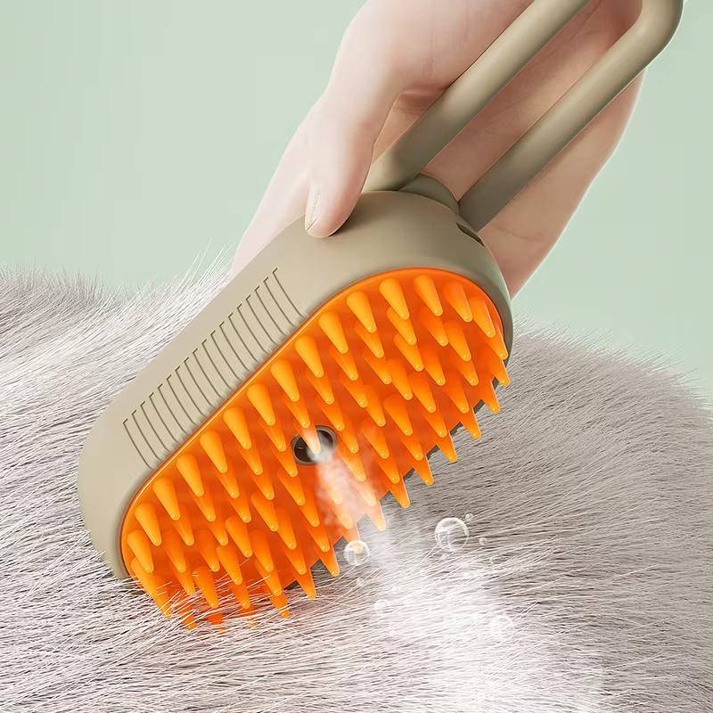 Догляд та гігієна - Lapka Steamy Pet Brush Парова щітка для тварин 3‑в‑1