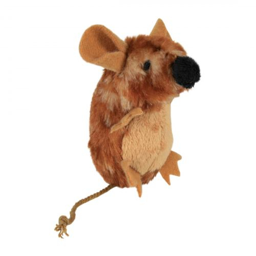 Іграшки - Trixie Squeaker mouse brown - іграшка для котів