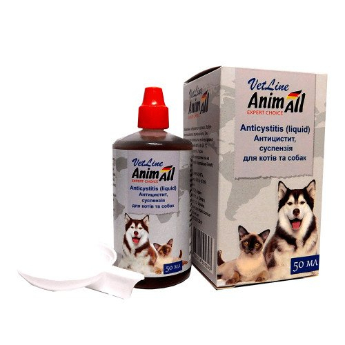 Вітаміни - AnimAll VetLine Суспензія Антицистит для котів та собак