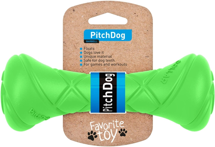 Іграшки - Collar PitchDog Ігрова гантель для апортування, салатовий