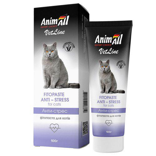 Вітаміни - AnimAll VetLine Antistress Фітопаста для кішок