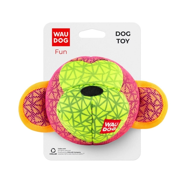 Іграшки - Collar Waudog Fun Іграшка для собак, "Мавпа", рожевий