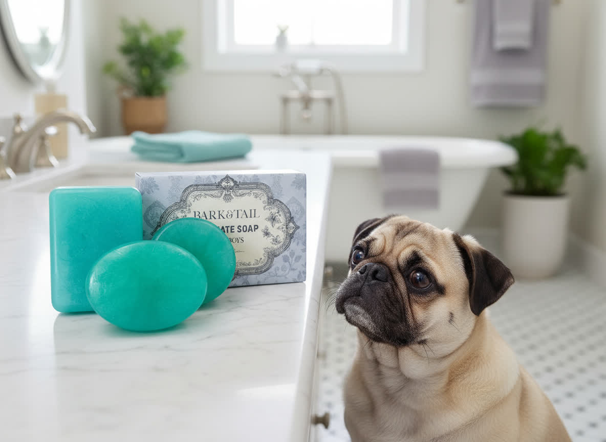 Шампуні та засоби для догляду - Bark&Tail Intimate Soap for Boys Мило для інтимних зон собак хлопчиків
