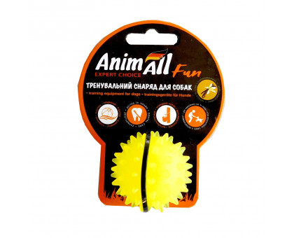 Іграшки - AnimAll Fun Іграшка м'яч каштан, жовтий