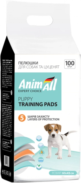Догляд та гігієна - AnimAll Пелюшки для собак 60х45 см