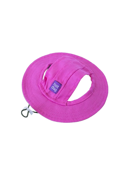 Прогулянки - Hat-Dog Панама з льону для собак, ягідний смузі