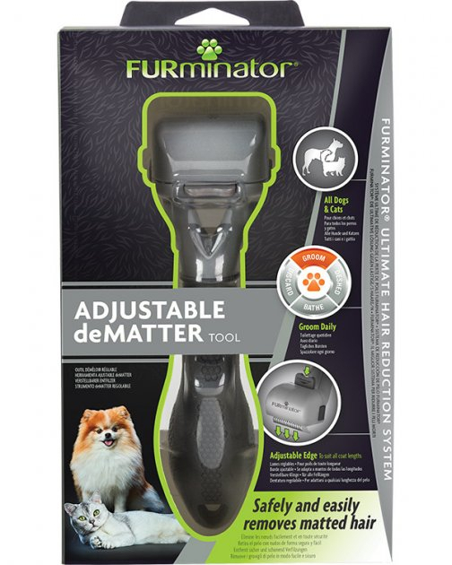 Догляд та гігієна - FURminator Adjustable deMatter Ковтуноріз регульований для собак та котів
