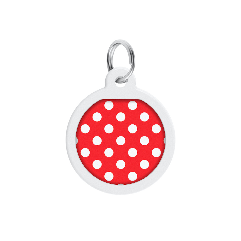 Амуніція - Collar WAUDOG Smart ID Адресник з QR-паспортом "Горох"