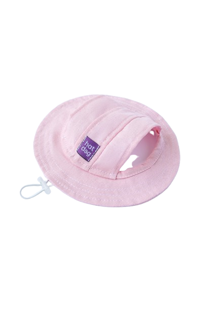 Прогулянки - Hat-Dog Панама з льону для собак, рожева