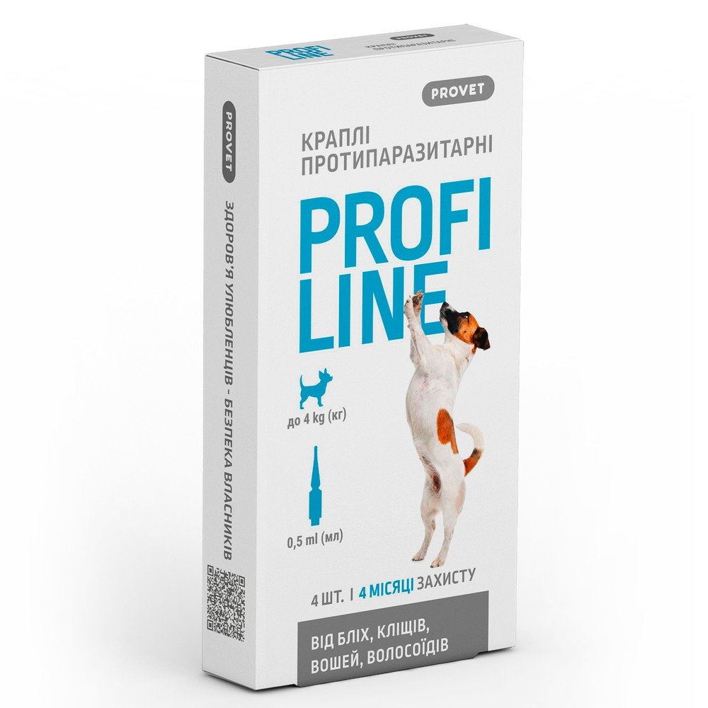 Засоби від паразитів - ProVET PROFILINE (для собак до 4 кг)