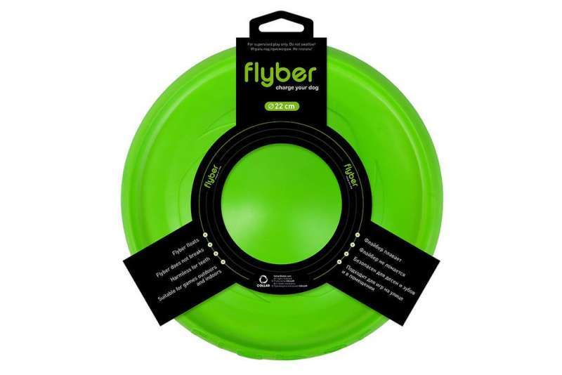 Іграшки - Collar Flyber Літаюча тарілка для собак, салатова