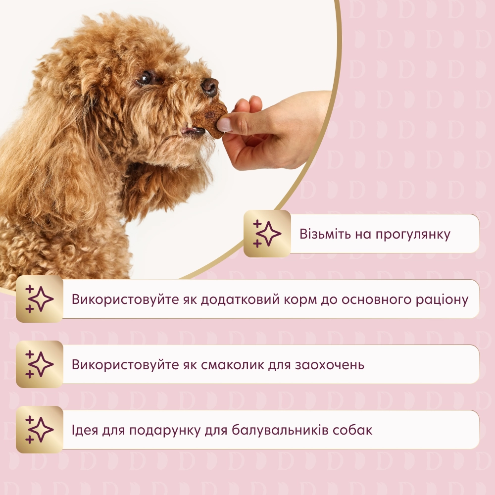 Ласощі - Сушені снеки – з індичкою, морквою і яблуком