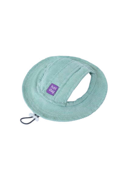 Прогулянки - Hat-Dog Панама з вельвету для собак, оливкова
