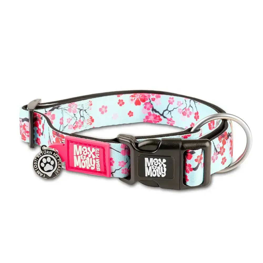 Амуніція - Max & Molly Urban Pets Smart ID Collar Cherry Bloom Нашийник для собак