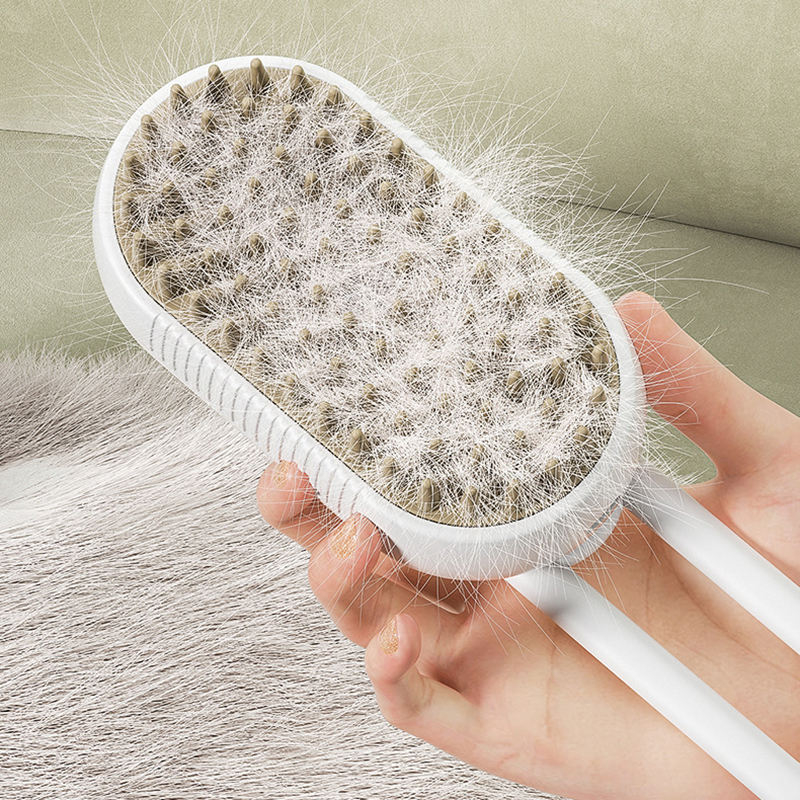 Догляд та гігієна - Lapka Steamy Pet Brush Парова щітка для тварин 3‑в‑1