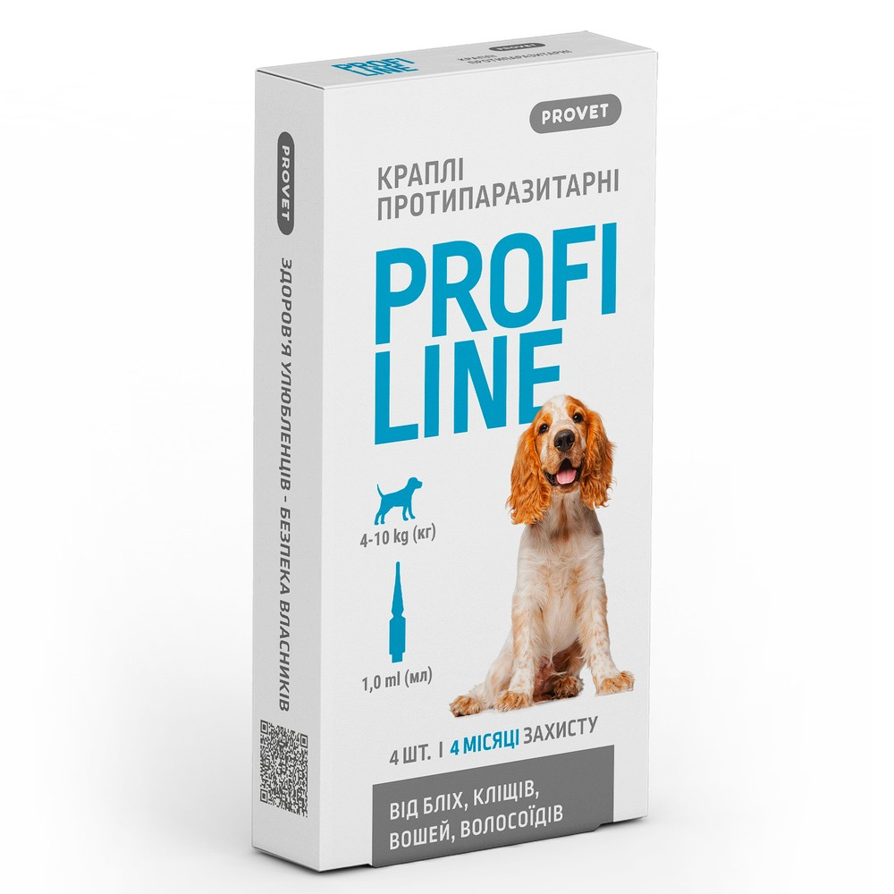 Засоби від паразитів - ProVET PROFILINE (для собак від 4 до 10 кг)