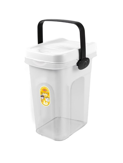 Миски - Stefanplast Контейнер для корму, 7 л (2,5кг) прозоро-білий