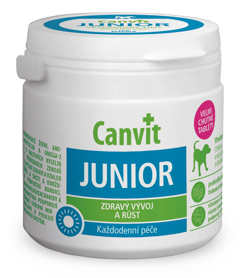 Вітаміни - Canvit Junior для цуценят та молодих собак