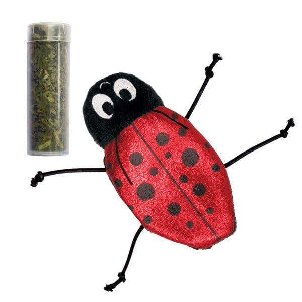 Іграшки - KONG Refillables Ladybug Іграшка для котів, Жук-сонечко