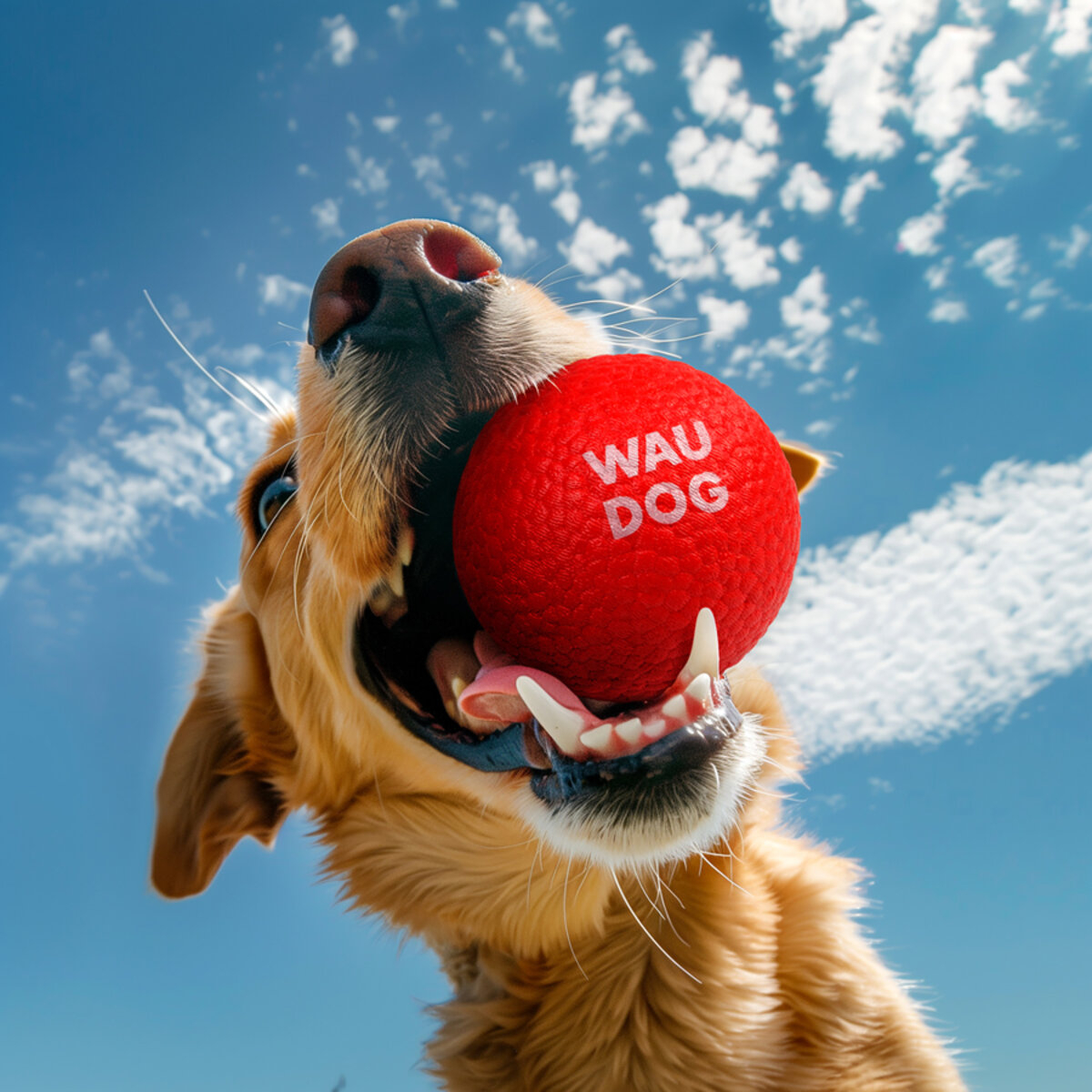 Іграшки - Collar WAUDOG Fun Red Ball Іграшка для собак М'яч