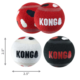 Купити KONG Signature Sport Balls Іграшка для собак, фірмові спорт м'ячі, 3 шт