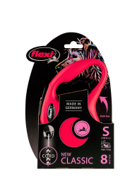 Купити FLEXI New Classic S Повідець-рулетка для собак, трос (8 м; 12 кг)