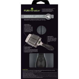 Купити FURminator Slicker Brush Щітка-пуходерка для котів і собак, м'яка