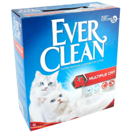 Наповнювач для туалету - Ever Clean Multiple Cat Комкуючий наповнювач, з гранулами силікагелю