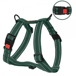 Купити Bronzedog Cotton Брезентова Н-подібна шлея для собак, зелена